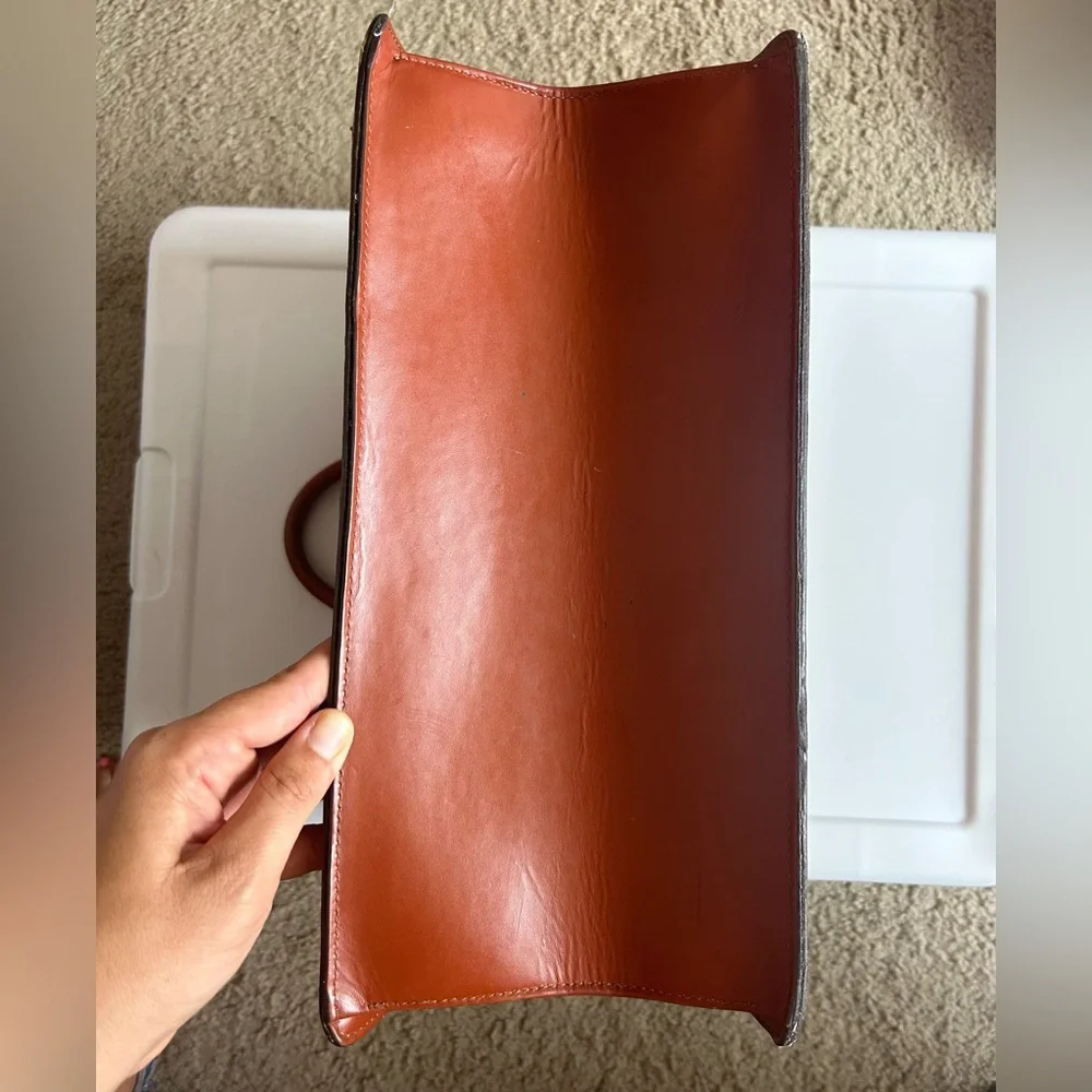 Authentic Louis Vuitton Brown Epi Leather Riviera Handbag